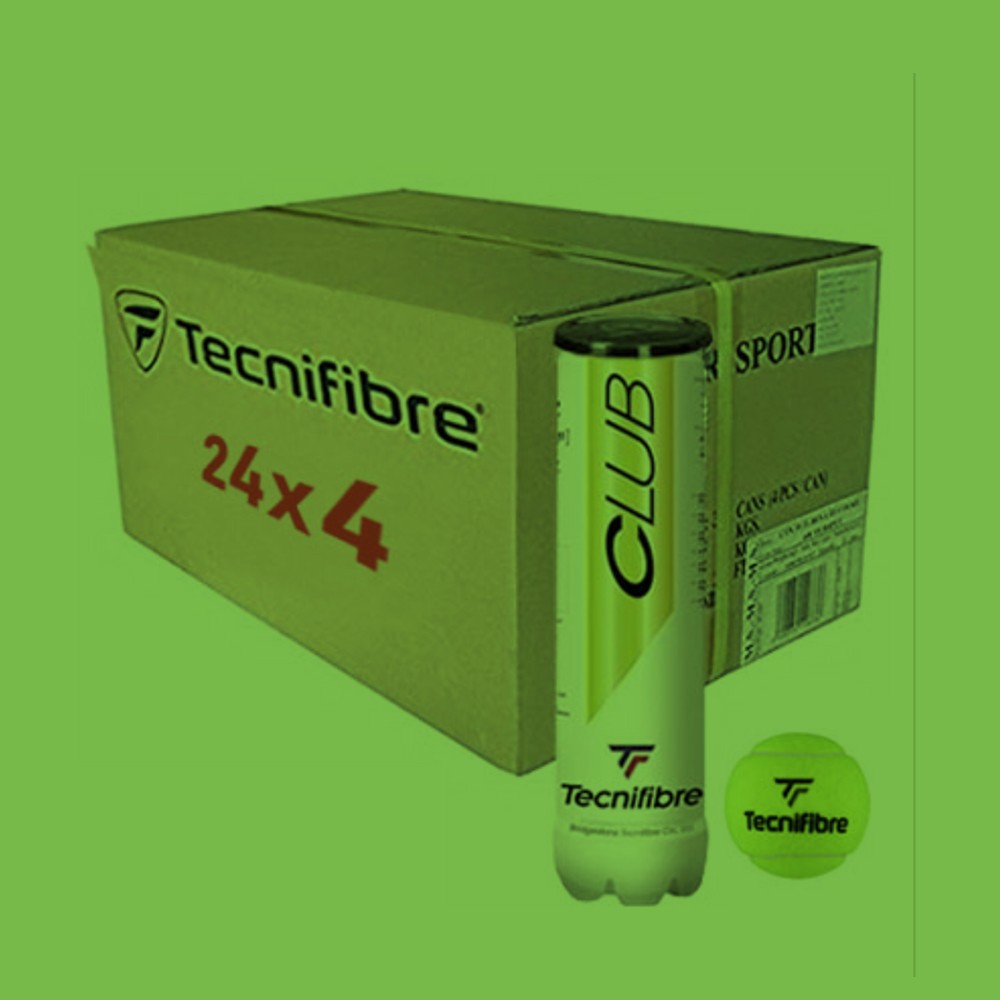 Cartone da 24 tubi di palline da tennis Tecnifibre Club