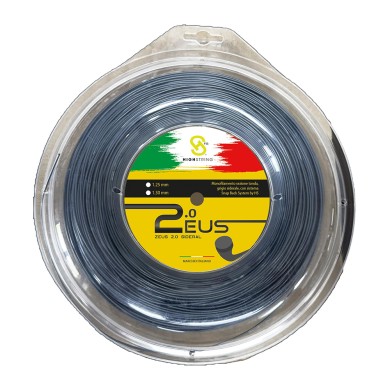 matassa bobina corda tennis 200 mt. HighString - Zeus-Nera