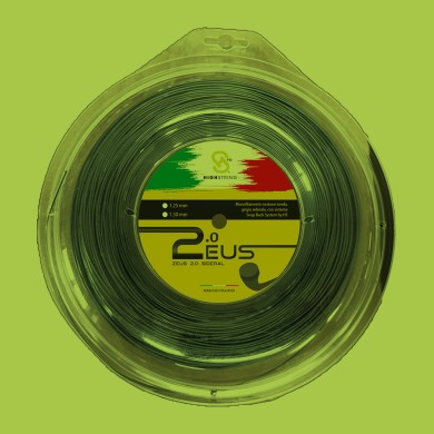 matassa bobina corda tennis 200 mt. HighString - Zeus-Nera