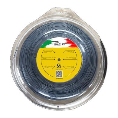 matassa bobina corda tennis 200 mt. HighString - Zeus-Nera
