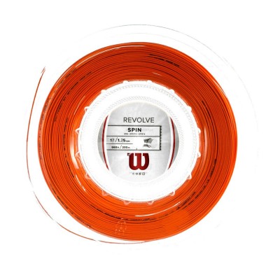 matassa bobina corda tennis 200 mt. Wilson - Revolve Orange