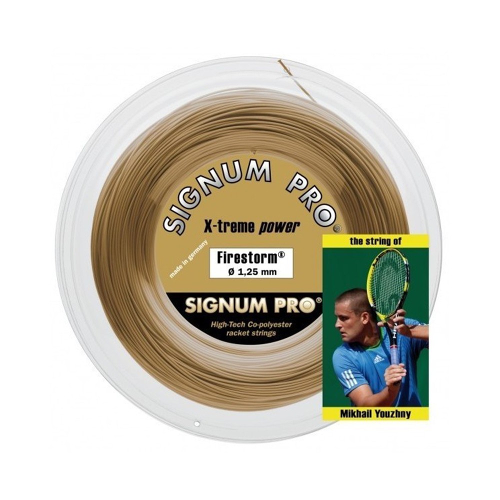 matassa bobina corda tennis 200 mt. Signum Pro - Firestorm