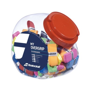 ovegrip babolat my ovegrip multicolore offerta 70 pezzi